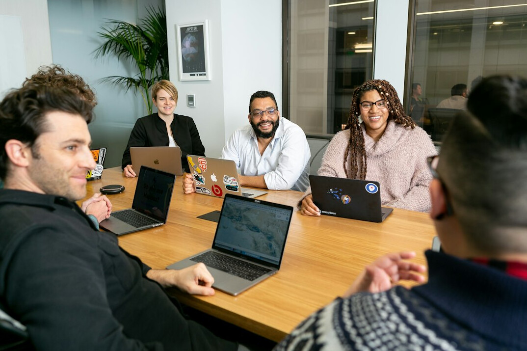 diverse group in communication workshop